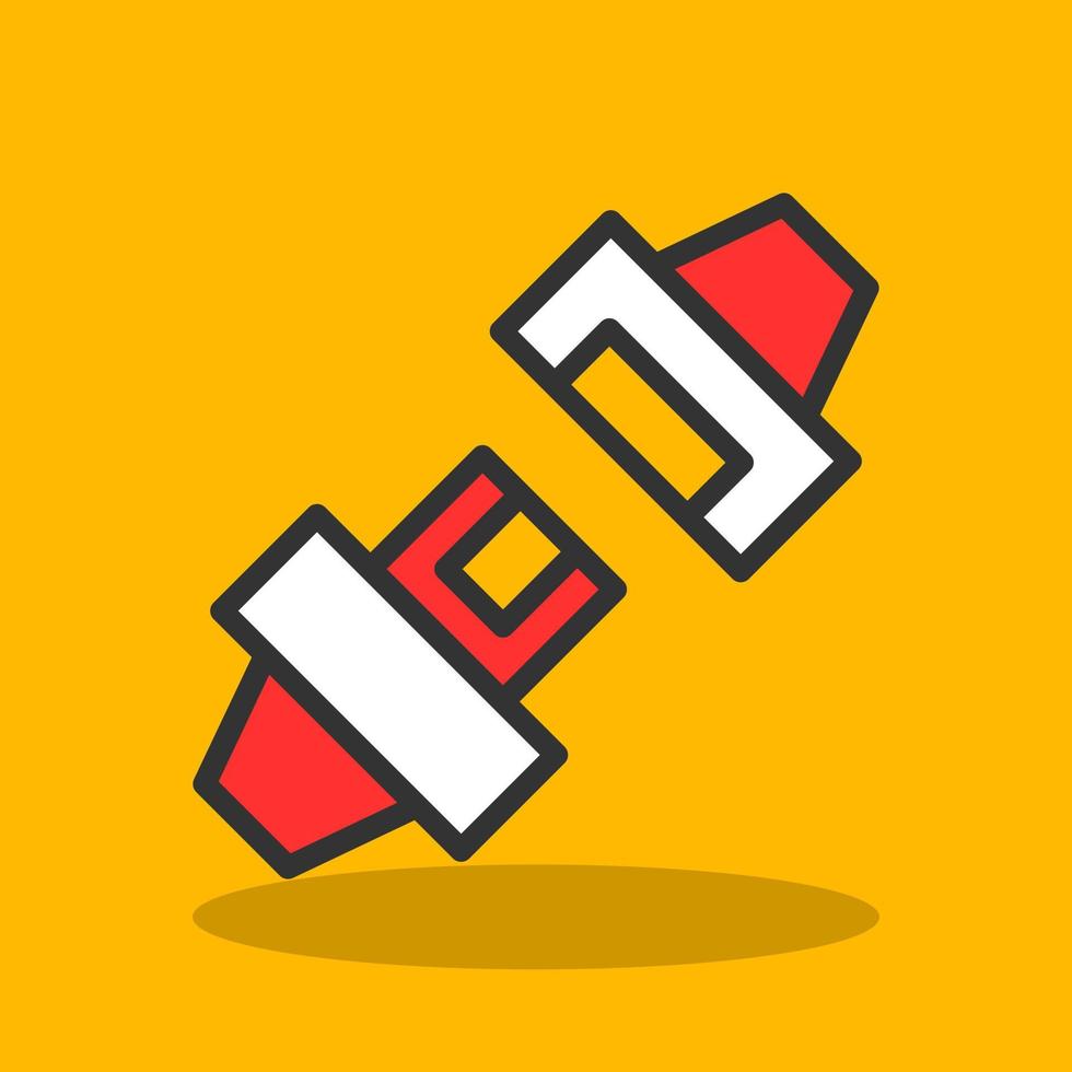 Seat Belt Vector Icon Design