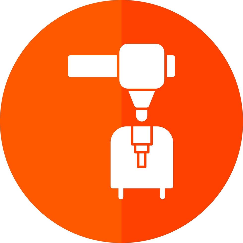 3d Printer Vector Icon Design
