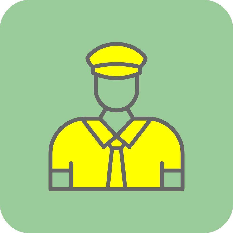 Steward Vector Icon Design