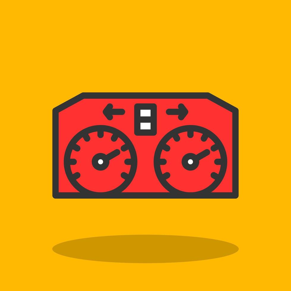 Meter Vector Icon Design