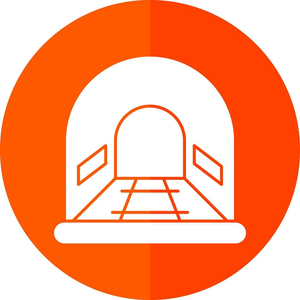 diseño de icono de vector de túnel