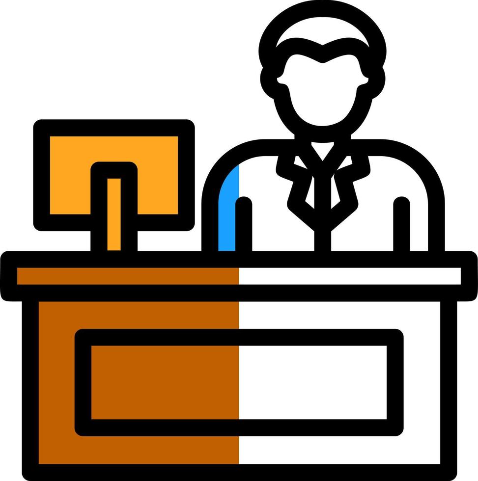 Cashier Vector Icon Design