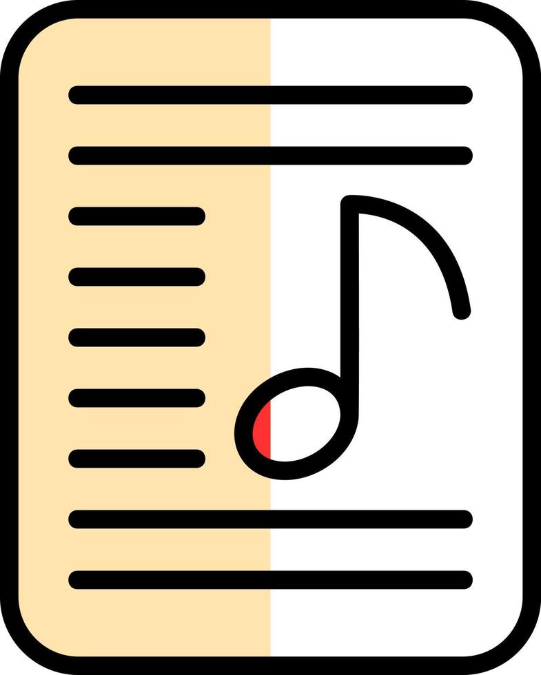 Playlist Vector Icon Design