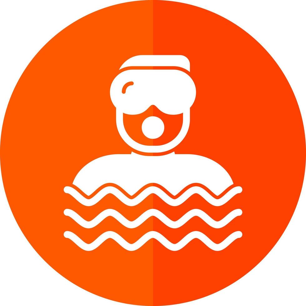 Diver Vector Icon Design
