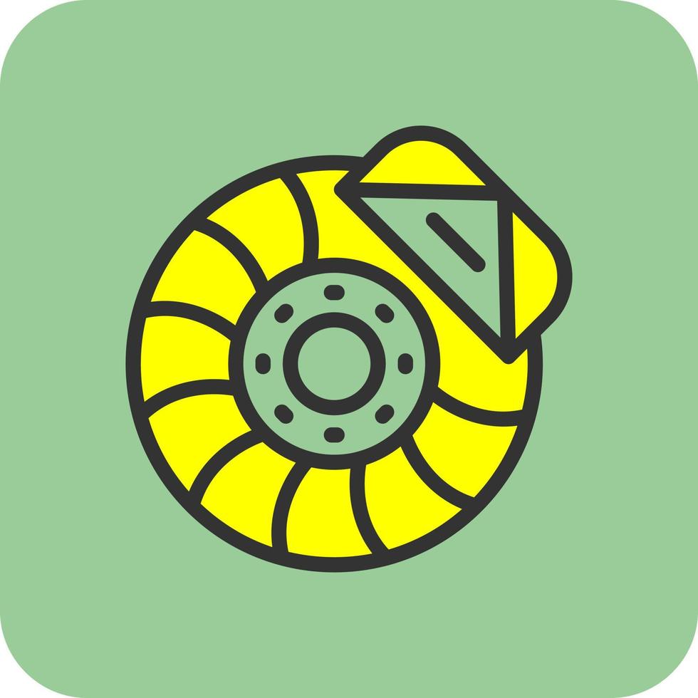 Brake Disc Vector Icon Design