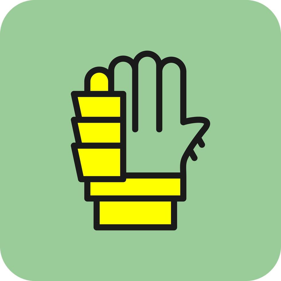 Gloves Vector Icon Design