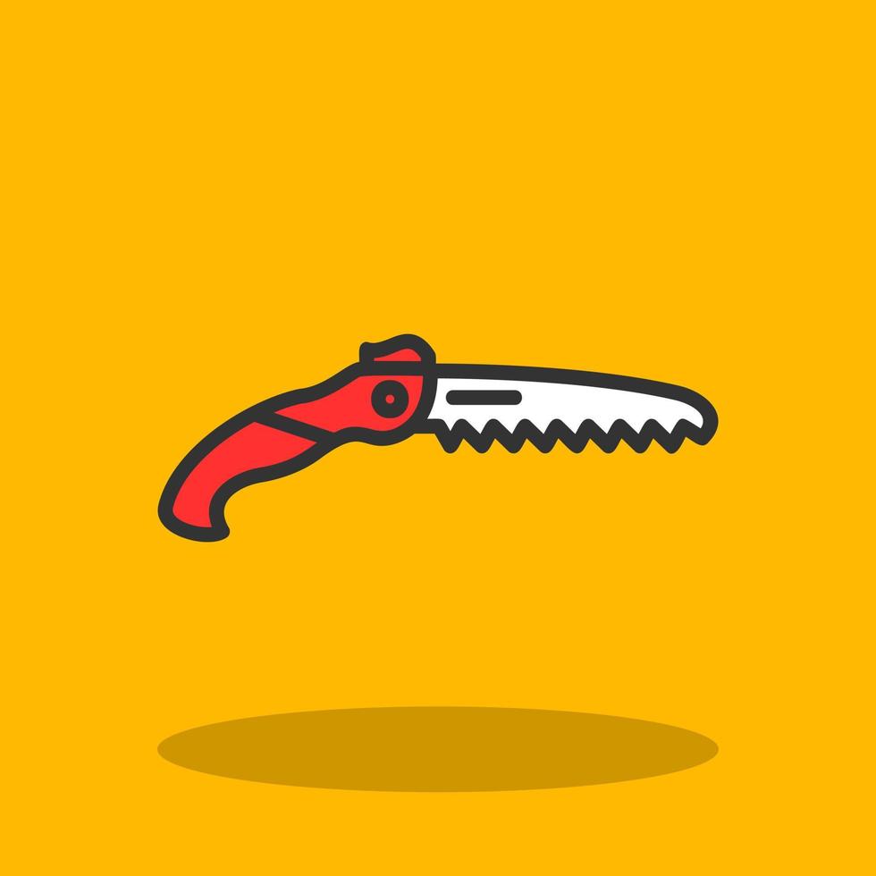 Sawing Vector Icon Design