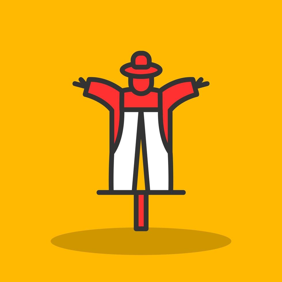 Scarecrow Vector Icon Design