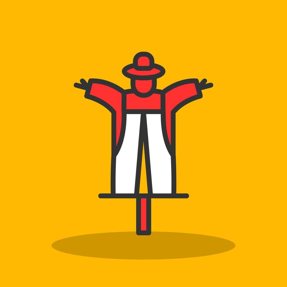 Scarecrow Vector Icon Design