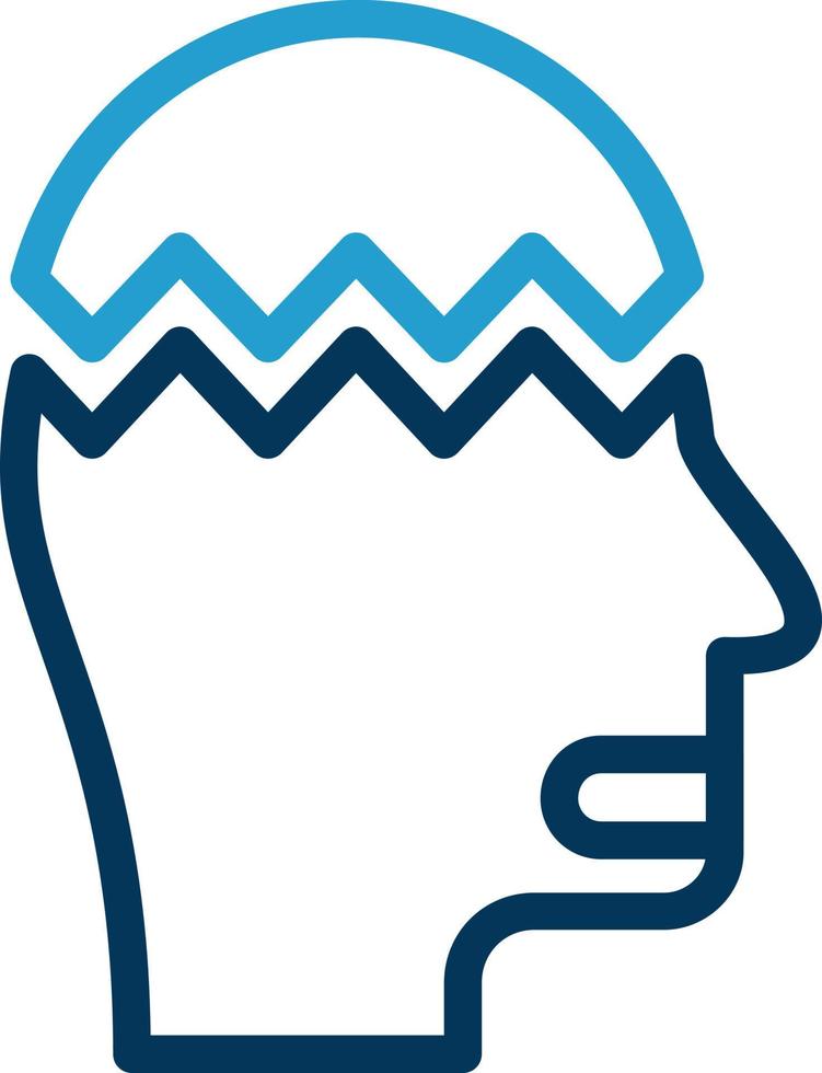 Mental Breakdown Vector Icon Design