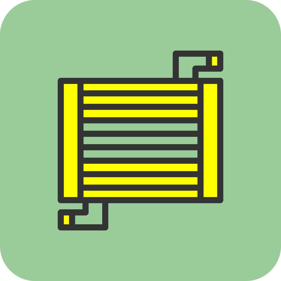 Radiator Vector Icon Design