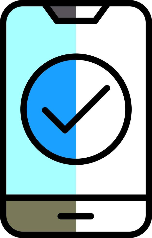 Checked Vector Icon Design