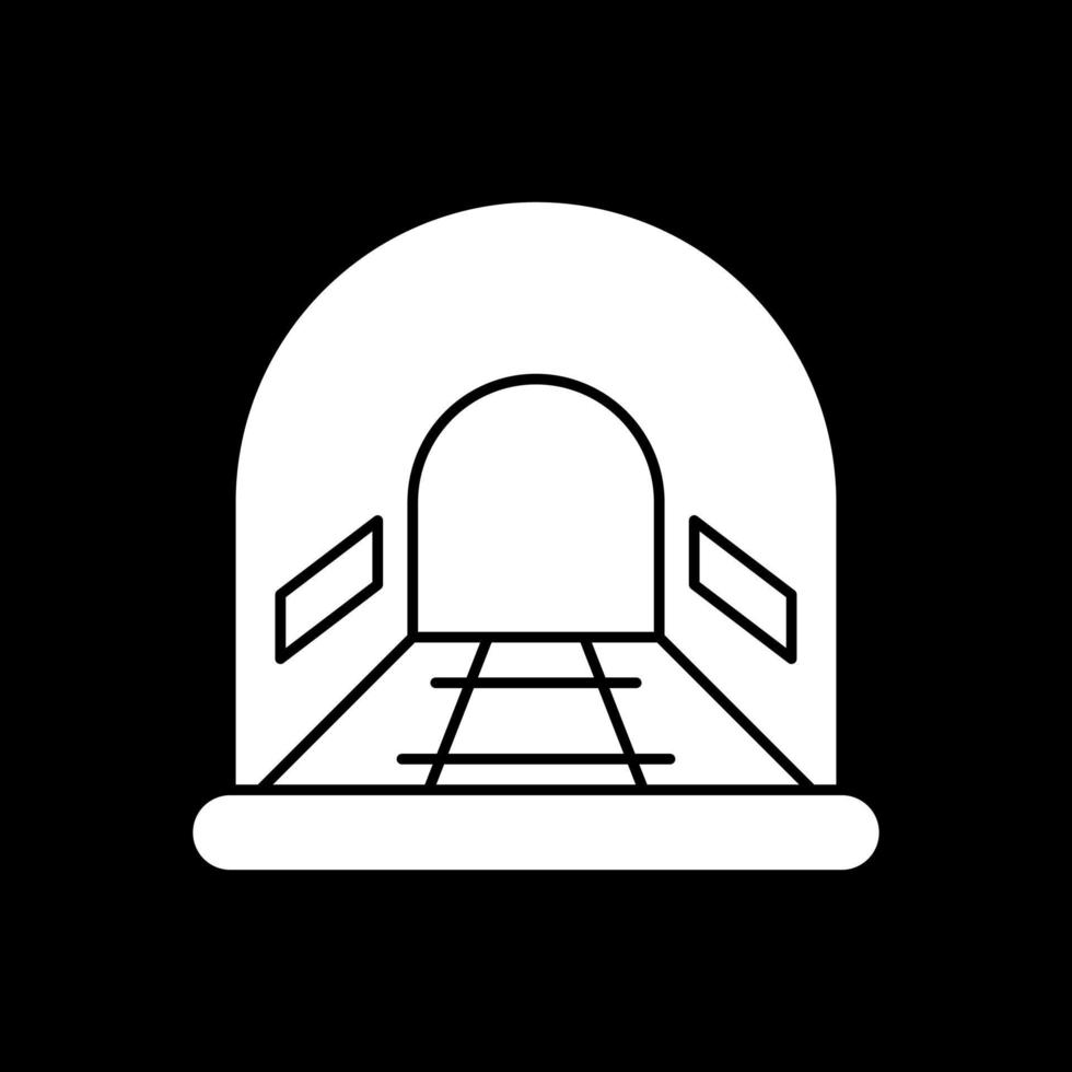 diseño de icono de vector de túnel