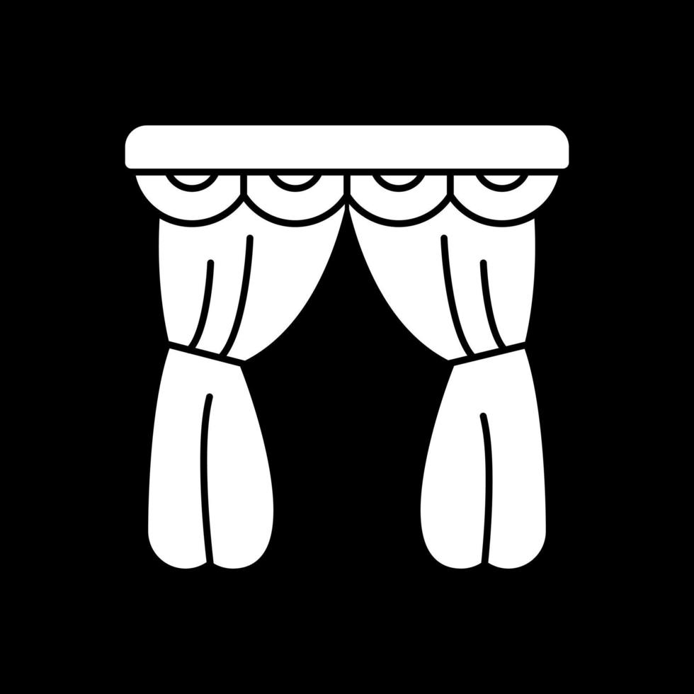 Curtain Vector Icon Design