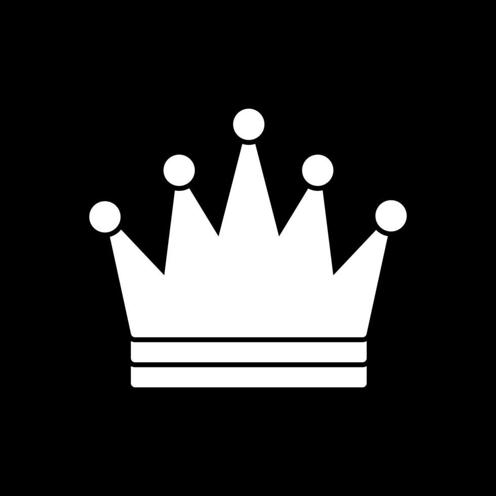 diseño de icono de vector de corona