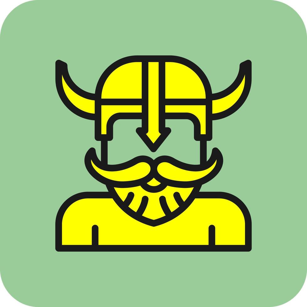 diseño de icono de vector vikingo