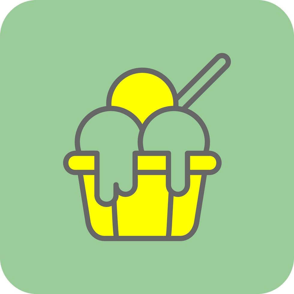 Ice Cream Vector Icon Design