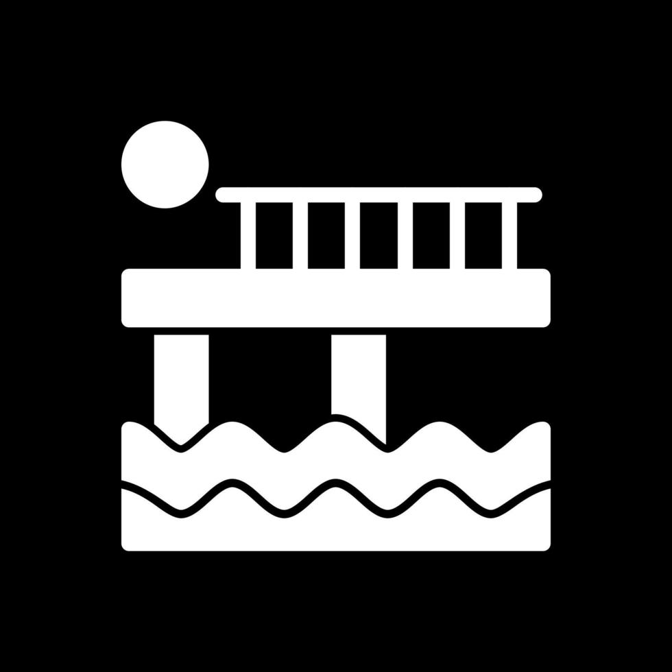 Pier Vector Icon Design