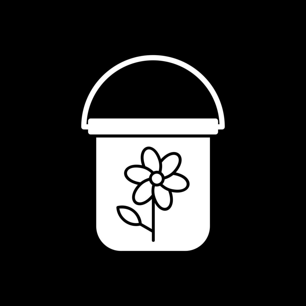 Bucket Vector Icon Design