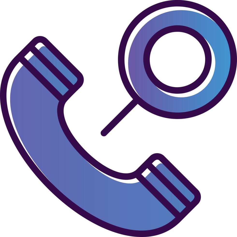 diseño de icono de vector de llamada telefónica