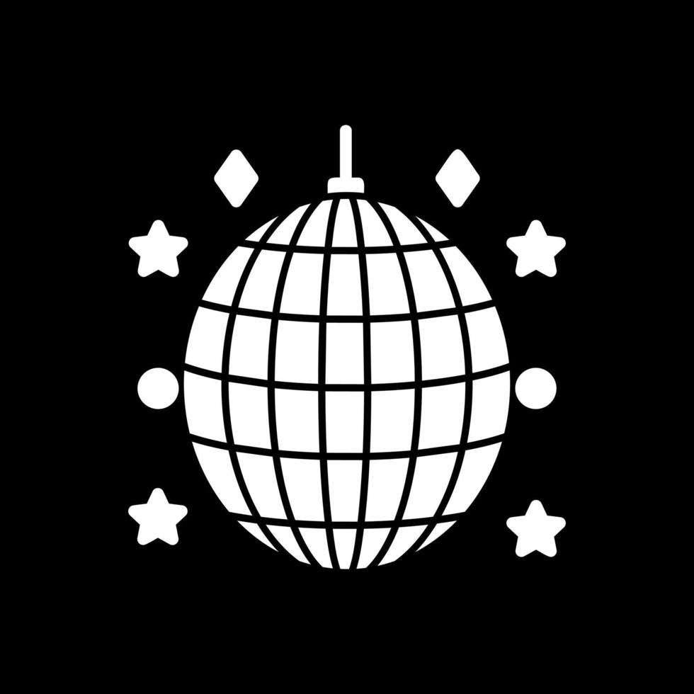 Disco Ball Vector Icon Design