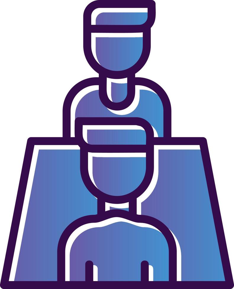 Interview Vector Icon Design