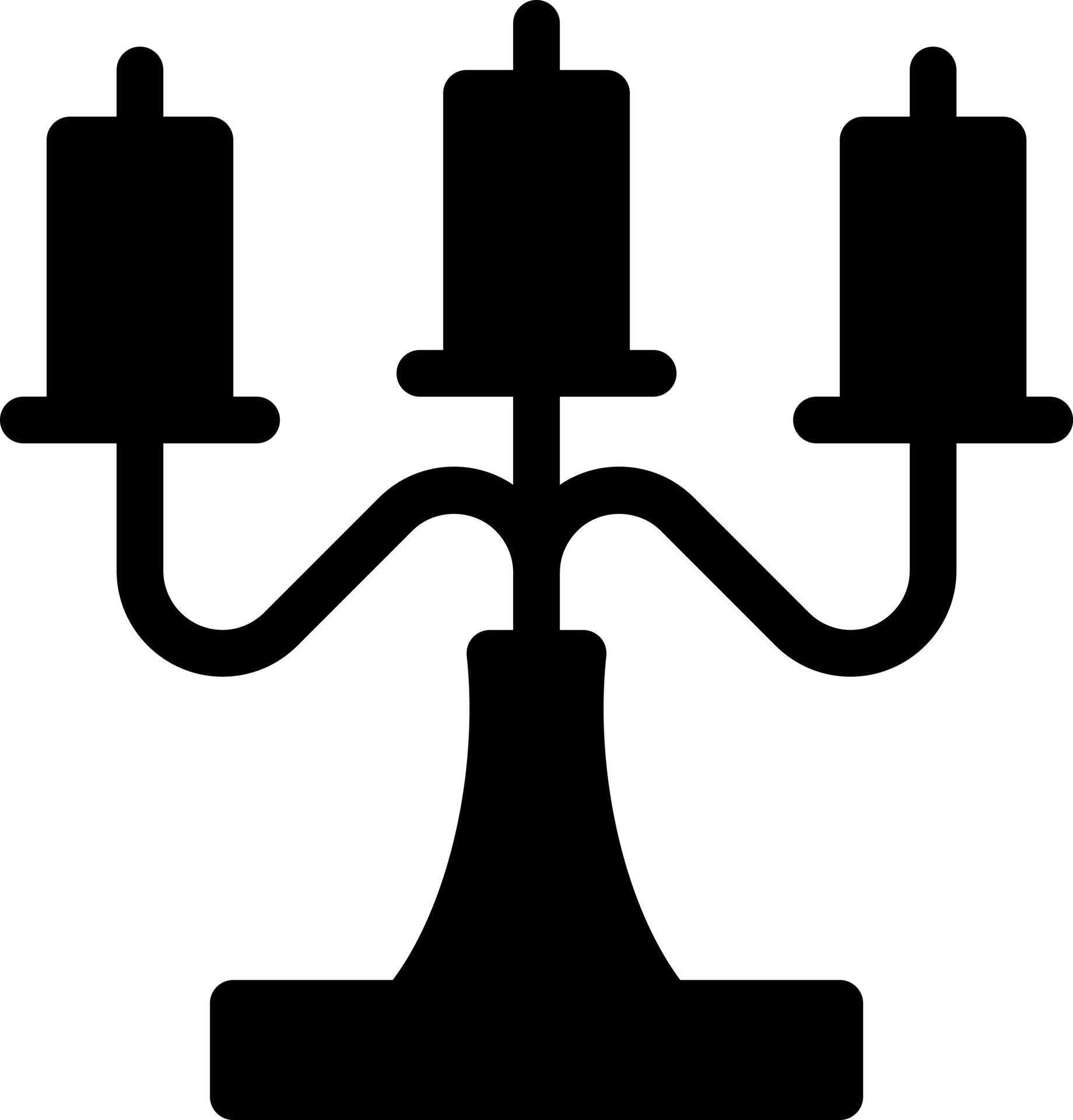 candelabra vector illustration on a background.Premium quality symbols