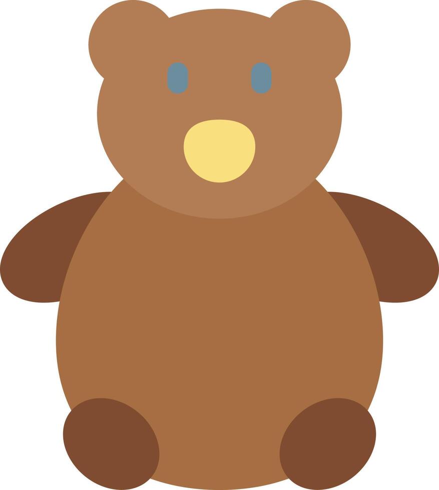 Ilustración de vector de peluche en un fondo. Símbolos de calidad premium. Iconos vectoriales para concepto y diseño gráfico.