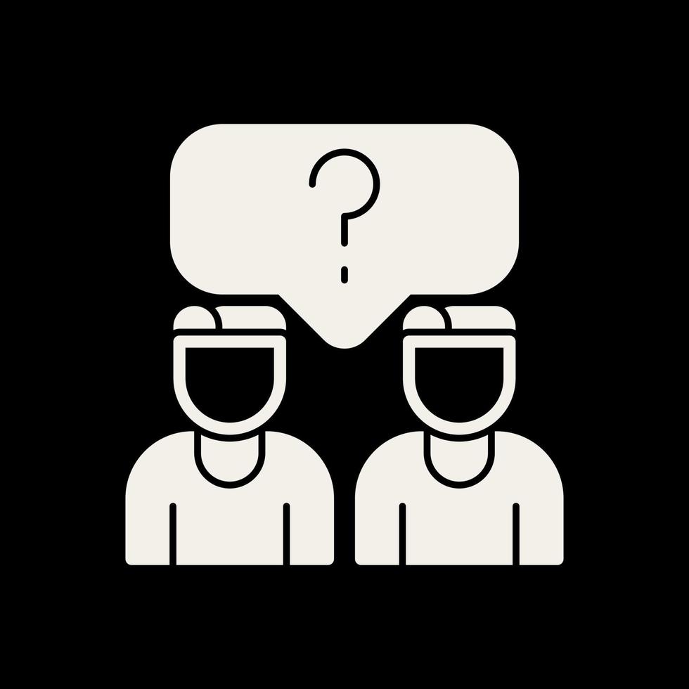 Question Vector Icon Design