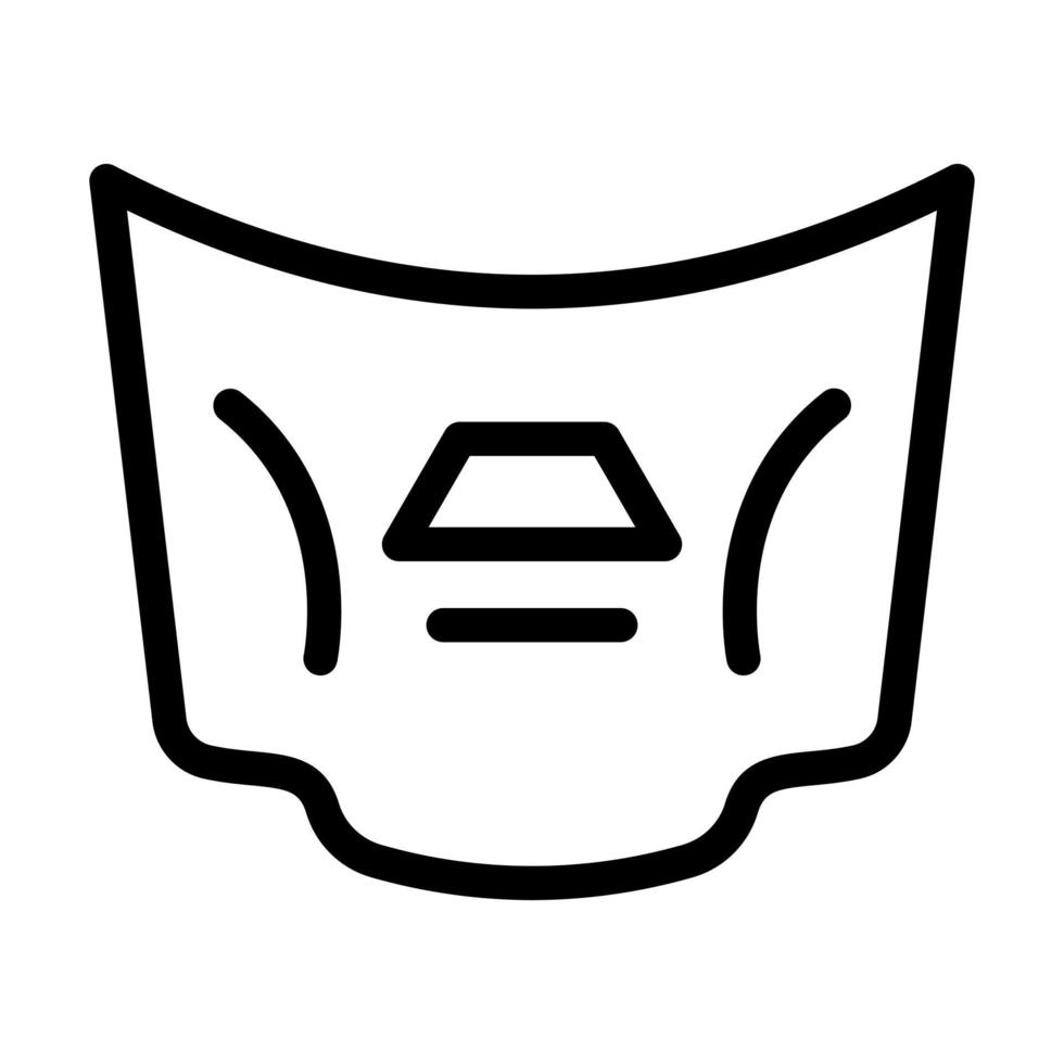 Car Hood Icon Design 20019516 Vector Art at Vecteezy