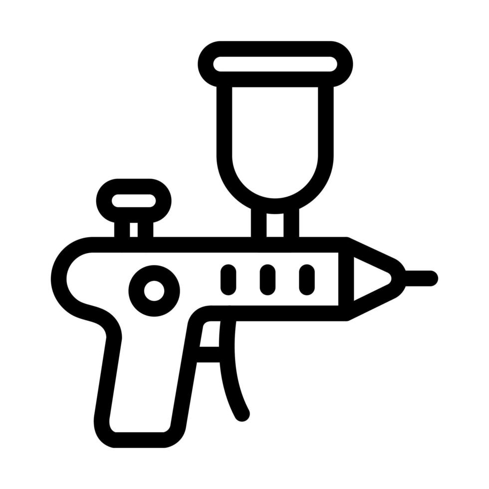 Spray Paint Gun Icon Design vector