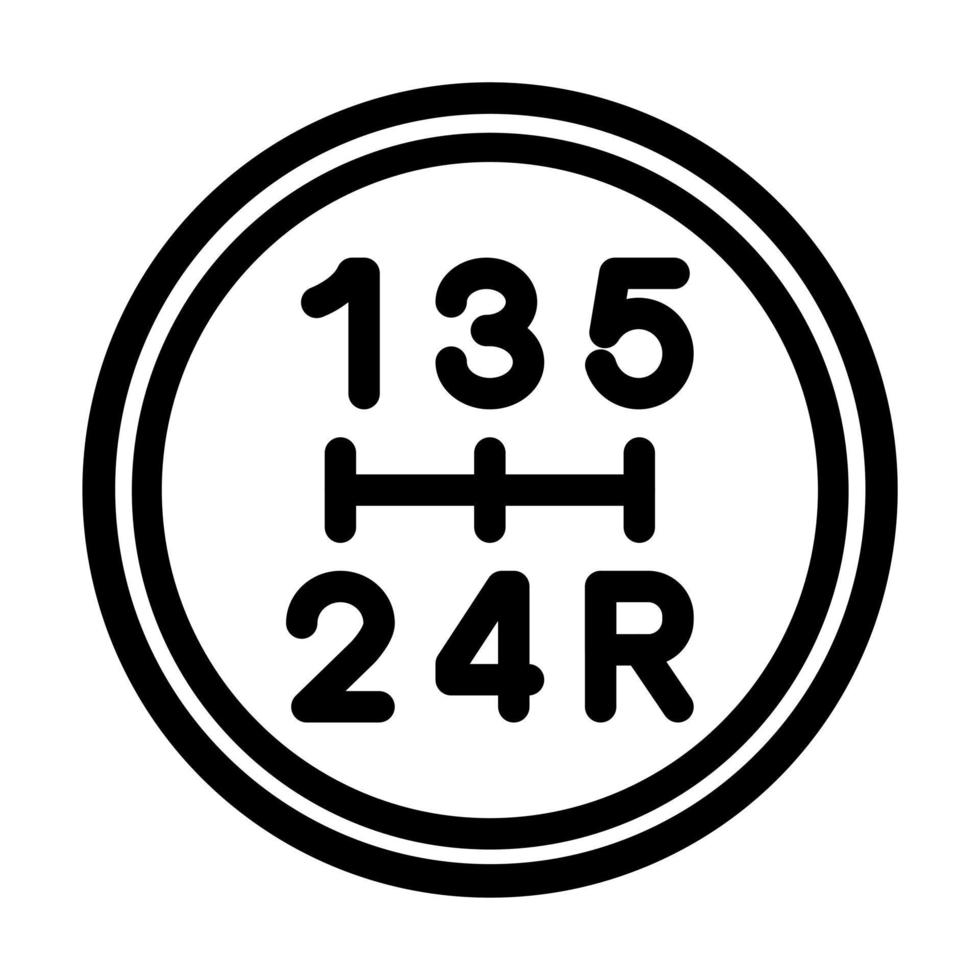 Gearshift Icon Design vector
