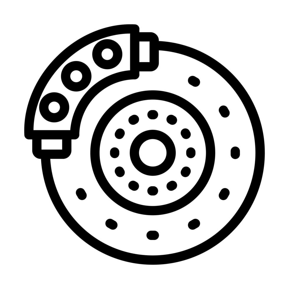Brake Icon Design vector