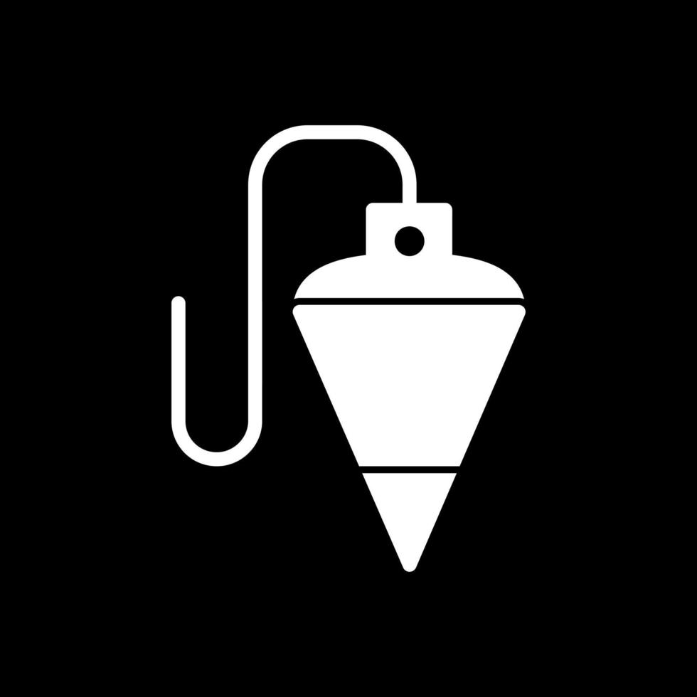 Plumb Bob Vector Icon Design