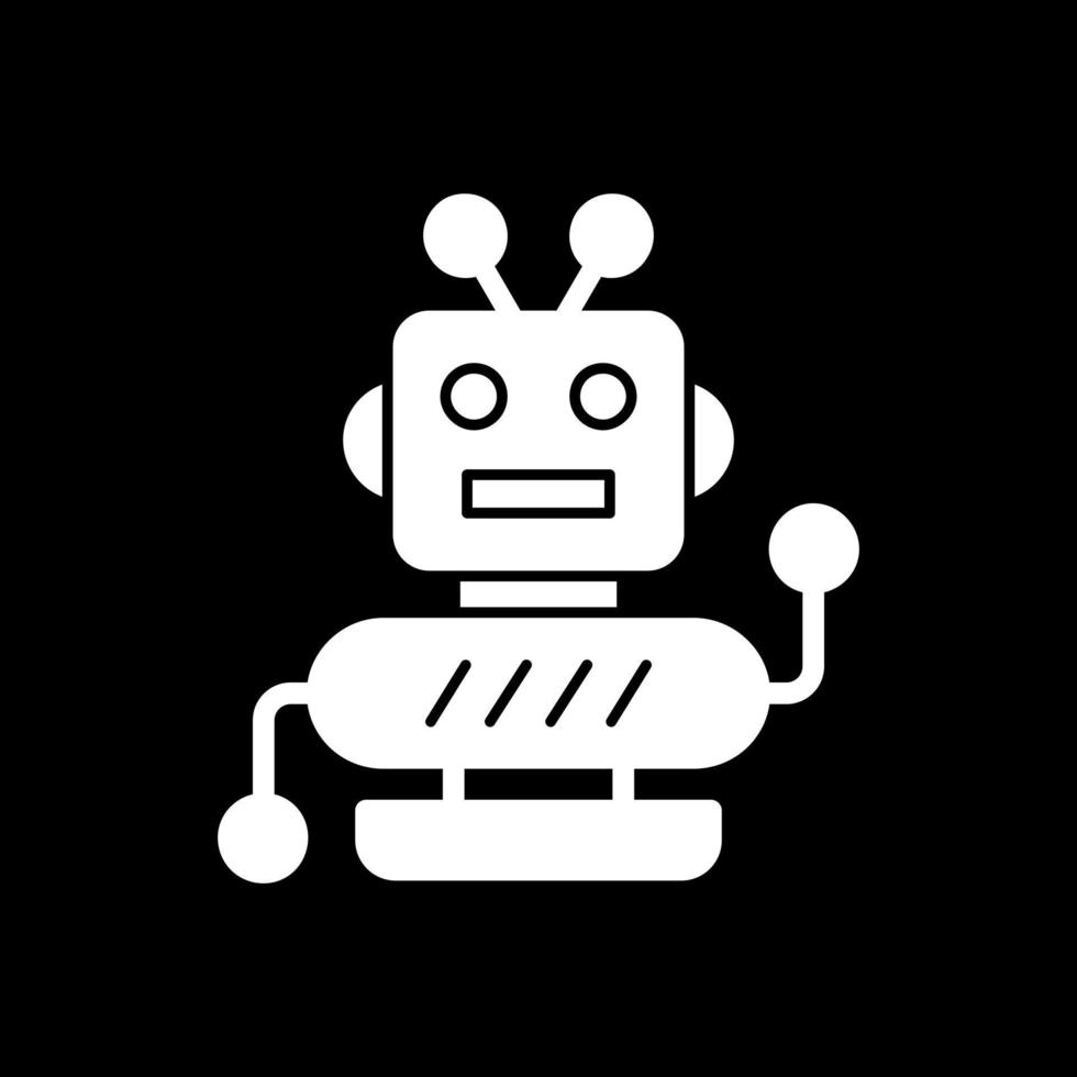 diseño de icono de vector de robot