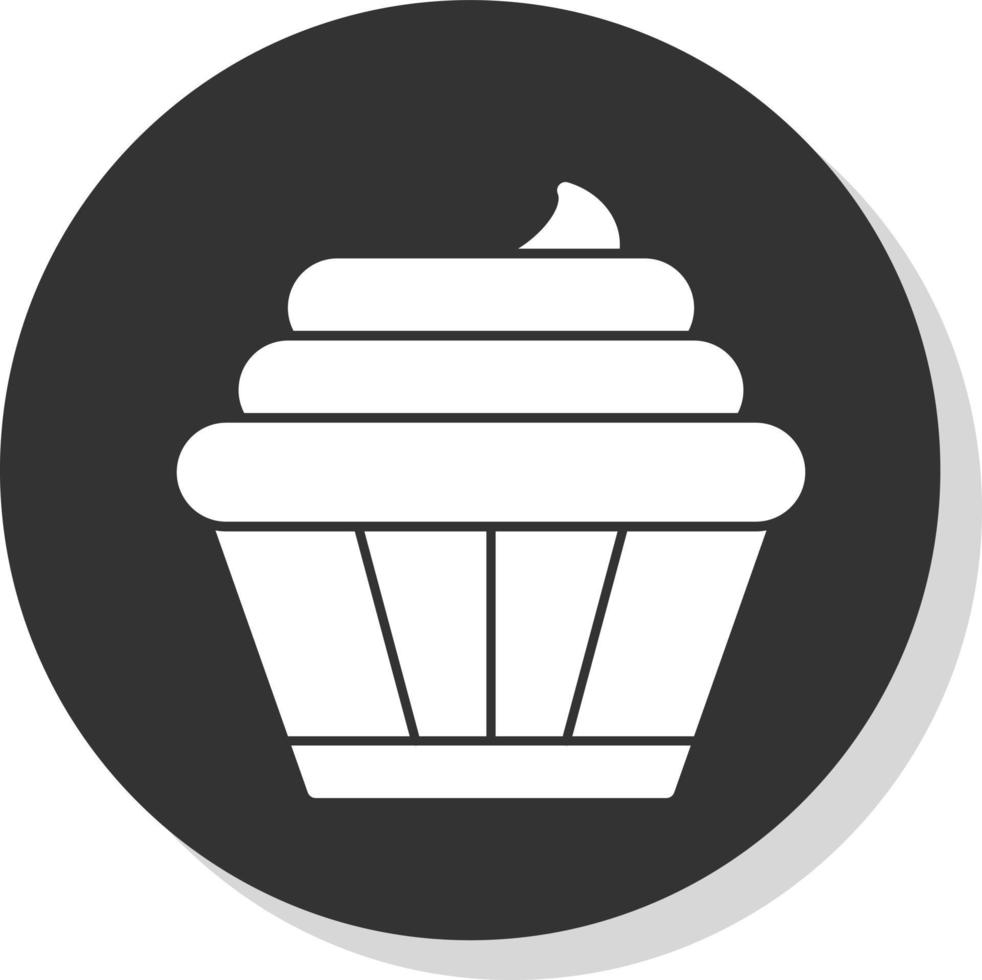 diseño de icono de vector de cupcakes