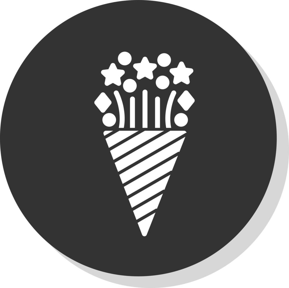 Confetti Vector Icon Design