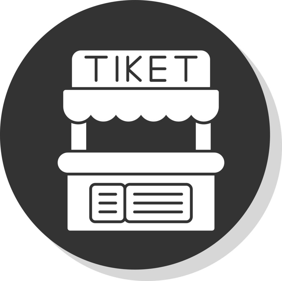 Ticket Office Vector Icon Design