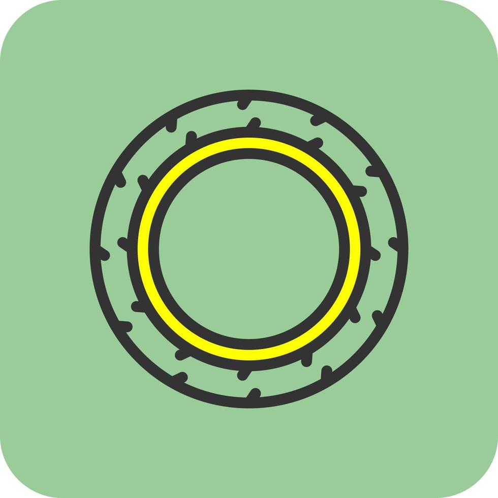 Tyre Vector Icon Design