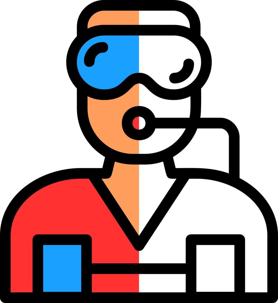 Diver Vector Icon Design