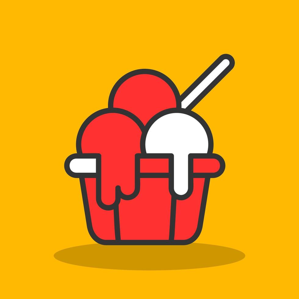 Ice Cream Vector Icon Design