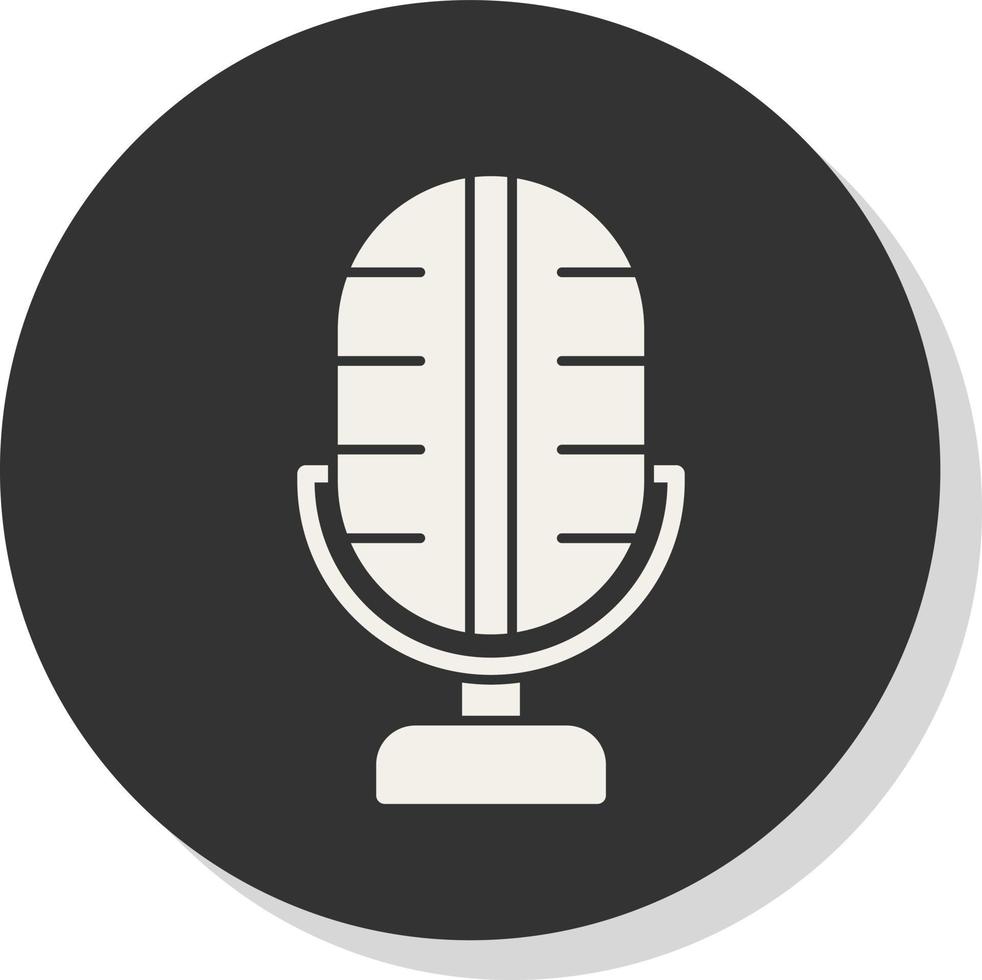 Mike Vector Icon Design