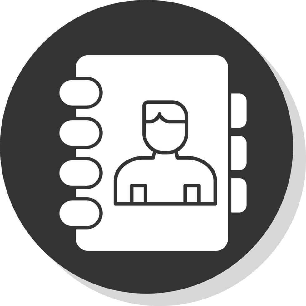 Contacts Vector Icon Design