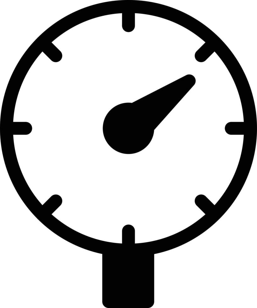 ilustración de vector de medidor de presión en un fondo. símbolos de calidad premium. iconos vectoriales para concepto y diseño gráfico.