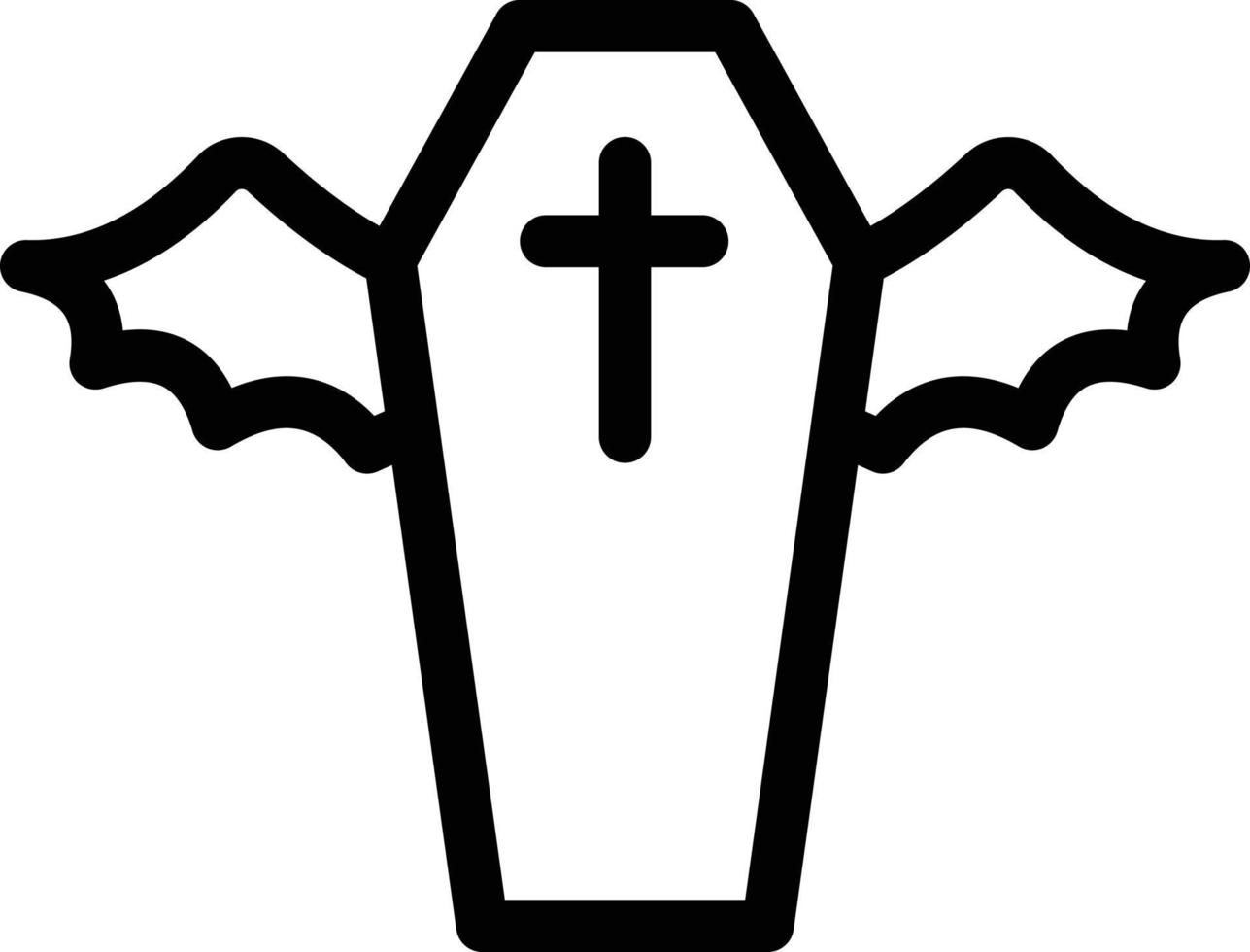 coffin wings vector illustration on a background.Premium quality symbols.vector icons for concept and graphic design.