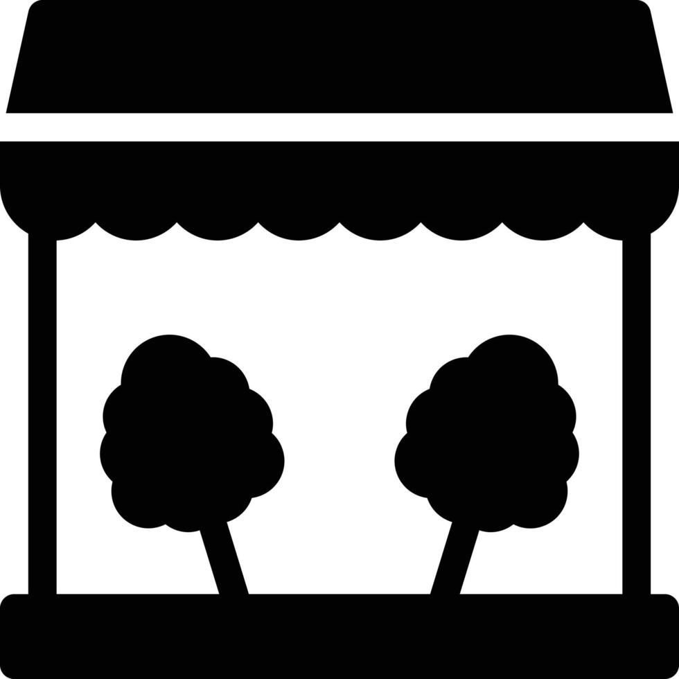 ilustración de vector de puesto de dulces en un fondo. símbolos de calidad premium. iconos vectoriales para concepto y diseño gráfico.