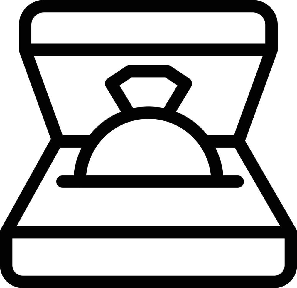 ilustración de vector de anillo en un fondo. símbolos de calidad premium. iconos vectoriales para concepto y diseño gráfico.