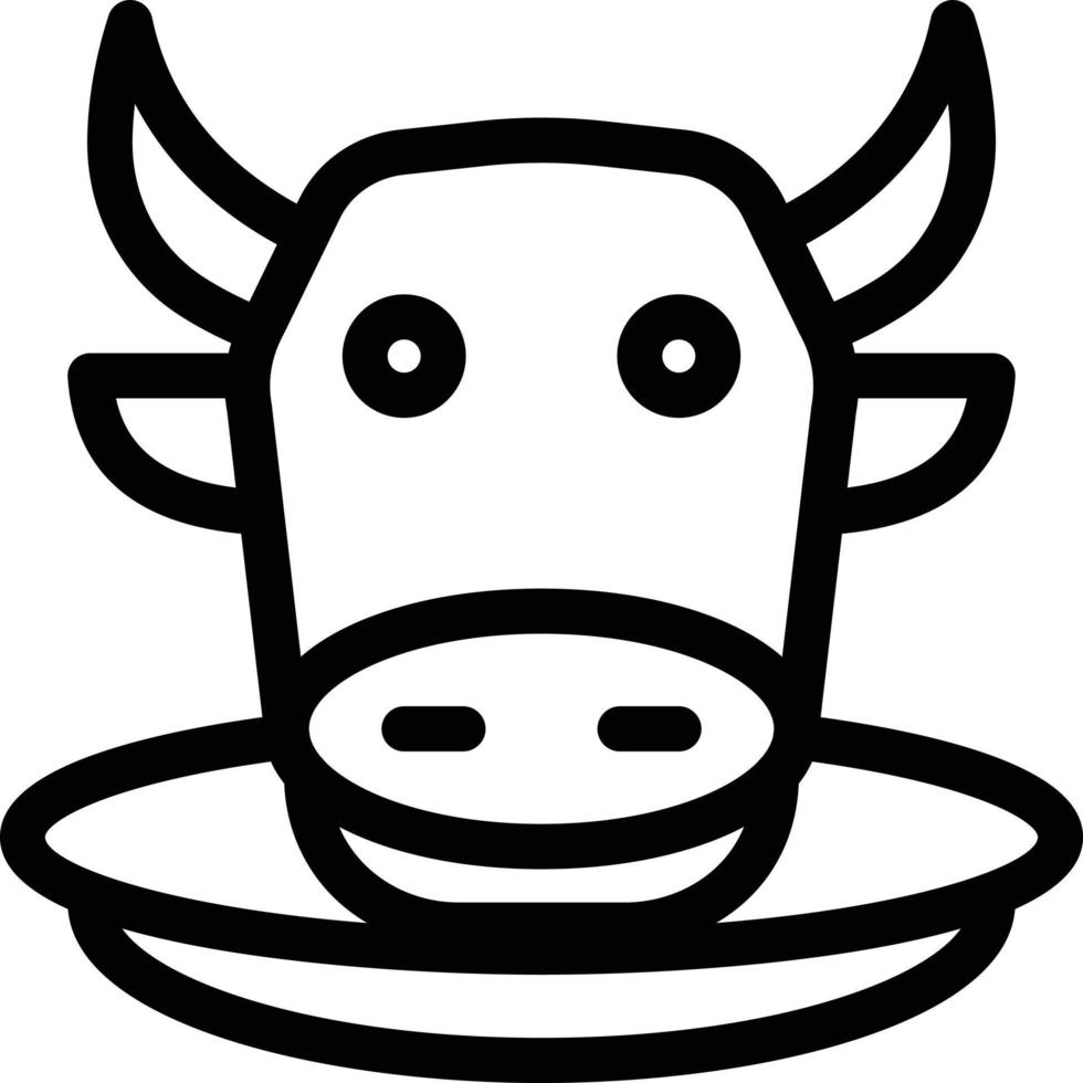 cow vector illustration on a background.Premium quality symbols.vector icons for concept and graphic design.
