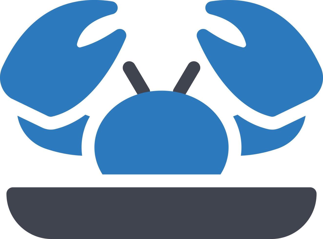 crab vector illustration on a background.Premium quality symbols.vector icons for concept and graphic design.