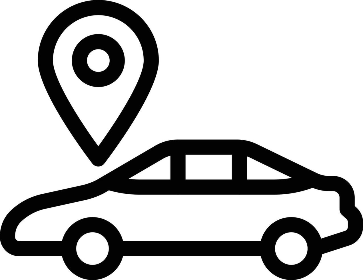 location car vector illustration on a background.Premium quality symbols.vector icons for concept and graphic design.